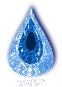 MACJR'S Blue Glass Tear